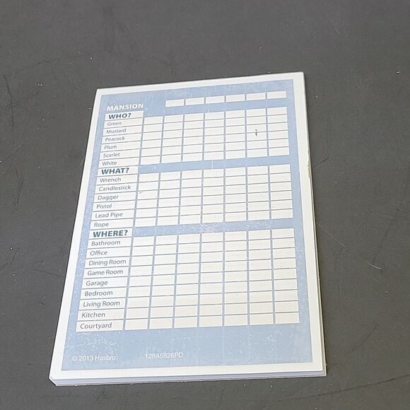 Hasbro CLUE: Classic Mystery Game, Mansion Murder w/2nd Crime Scene-NEW - Picture 8 of 11